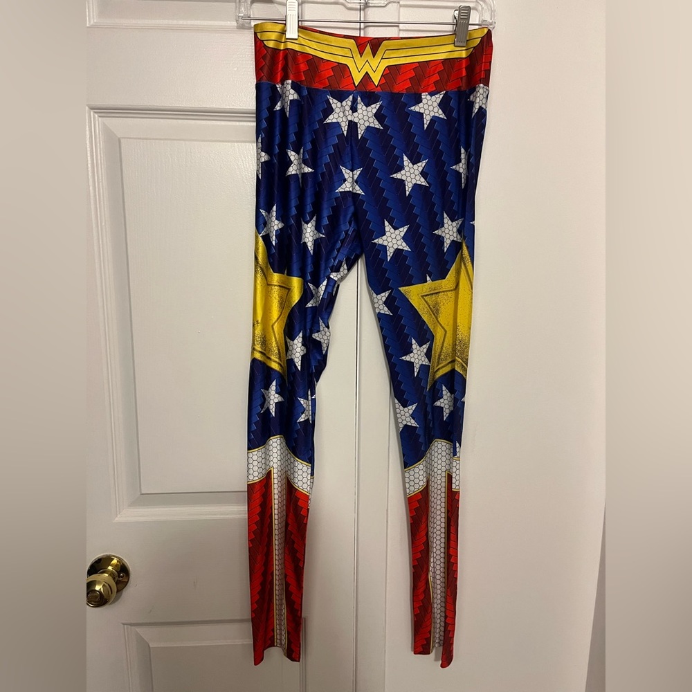Superhero/Wonder Woman inspired leggings